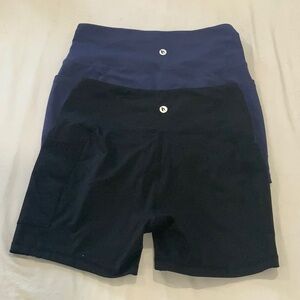 2 Baleaf biker shorts with pockets